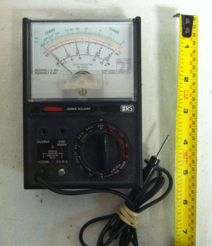 Micronta Radio Shack Tandy Multimeter Multitester 18 Range 22-201U