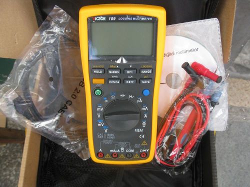 High-accuracy 0.02% true rms multimeter thermocouple rtd pulse hz test vc189 usb for sale