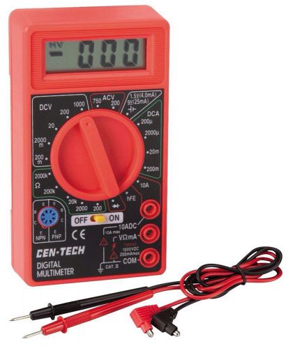 Digital multimeter - 7 function meter -centech ac/dc voltage tester-hand tool-bn for sale