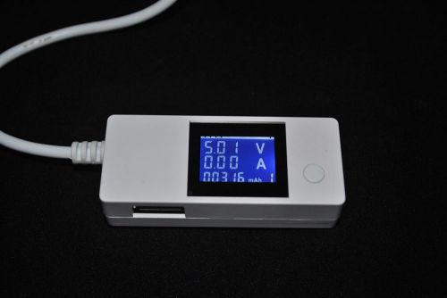Lcd dual usb mini voltage and current detector mobile power usb charger tester for sale