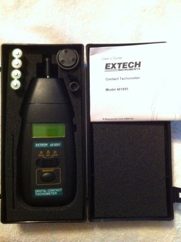 Extech Model 461891 Digital Contact Tachometer