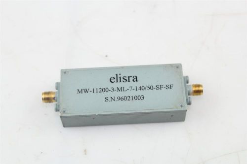 ELISRA RF FILTER BANDPASS CF 140MHz-BW 50MHz  MW-11200-3-ML-7-140/50-SF-SF