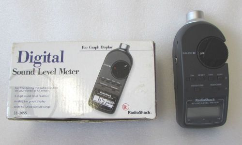 Radio shack digital sound level meter model 33-2055 for sale
