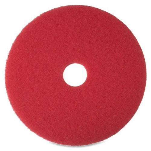 3m Niagara 5100n Floor Buffing Pads - 20&#034; Diameter - 5/box - Red (MMM35053)