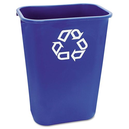 Blue Rubbermaid Commercial Recycling Bin Large Plastic Container Can 41 1/4 qt