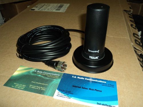 New low profile magnetic mount kit uhf 450 - 470 mhz antenna and magnet pl-259 for sale