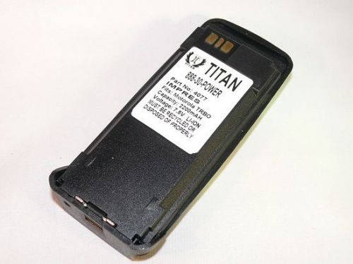 Titan® battery for motorola smart pmnn4077c - brand new!!! free shipping for sale