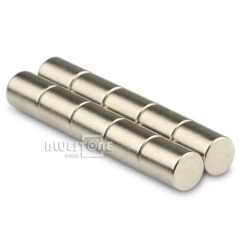 Lot 10x Strong Mini Round N50 Bar Cylinder Magnets 6 * 8 mm Neodymium Rare Earth