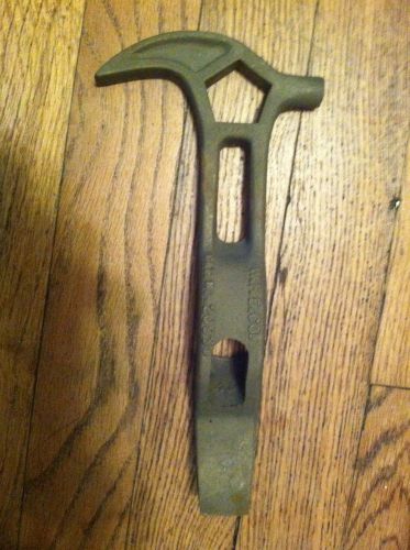Vintage W.F.E. CO.  Fire Hydrant Plug Tool Wrench #20930 - 1-3/16