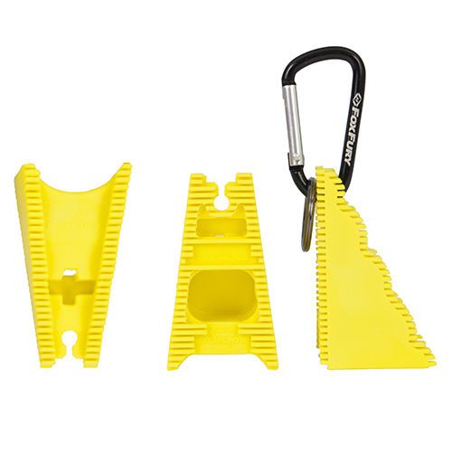 Breakthrough wedge: yellow (3 pack) firefighter door stop fire rescue tool for sale
