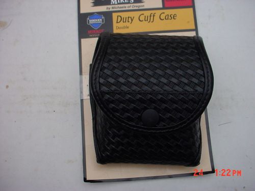 Uncle Mike&#039;s 7457-2 Mirage Basketweave Low-Cut Front Duty Cuff Case