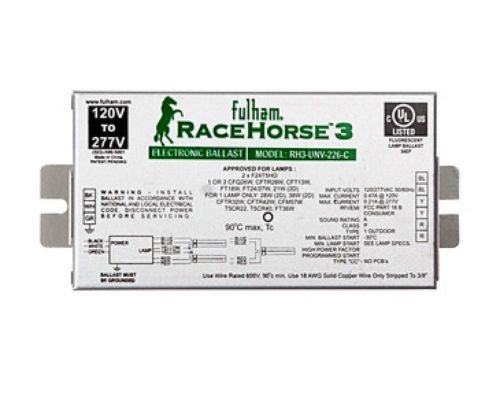Fulham Racehorse 3 RH3-UNV-226-C - 120/277 Volt