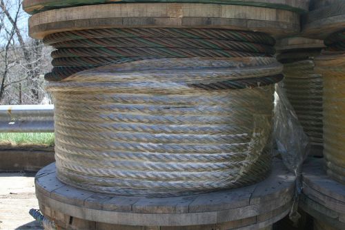 Washington wire rope cable full spool pn rrw41oe one inch thick steel 750&#039; for sale
