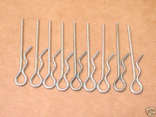 Lot of 9 Oval Strapper FR-339 Double Snap Pins - Used