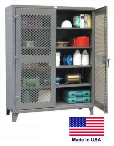 Steel cabinet commercial/industrial - ventilated - lockable - 78 h x 24 d x 48 w for sale