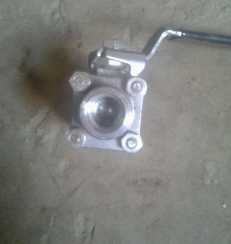 Stainless steel 1/2 square gate valve