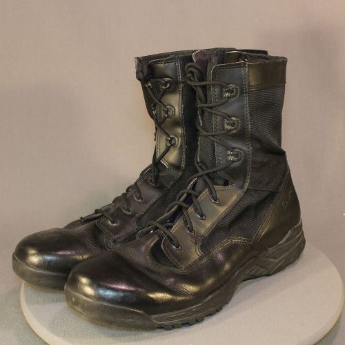 SAVE | BATES &#034;Zero Mass&#034; Combat Boots LIGHT! Sz 14 Med E05161 Lace/Zipper, Black