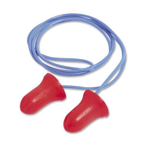 Sperian Max Preshaped Ear Plugs With Cord - Foam - 100/ Box - Pink, Blue (MAX30)