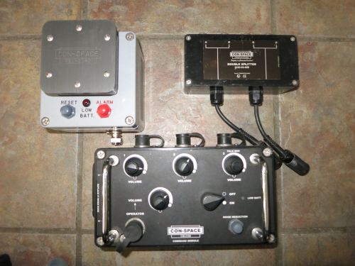 Con Space Command Module 2100, Alarm Module 2140, and Cable Double Splitter Set