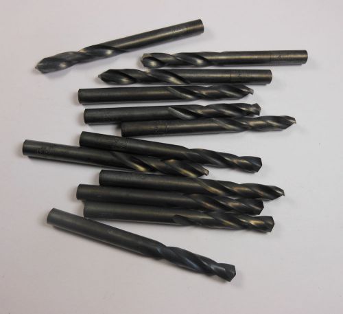 Screw machine drills #4 135d hss oxide 1-1/4&#034; loc x 2-3/8&#034; oal qty 12 &lt;1621&gt; for sale
