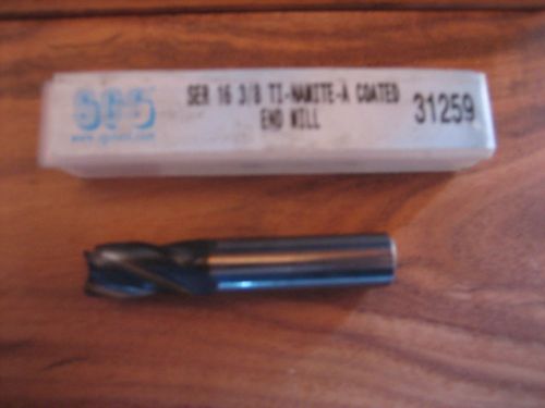 Sgs solid carbide endmill 3/8&#034; dia. 4 flute new finish ti-namite-a coated for sale
