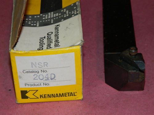 Kennametal Indexable Tool Holder  NSL 164D 1 1/4&#034; x 1 1/4&#034; x 5 3/4&#034; W- Inserts