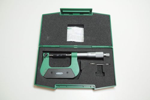 Insize Screw Thread Micrometer 1-2&#034; Mechnical 60° Outside .001 Pitch 3281-2