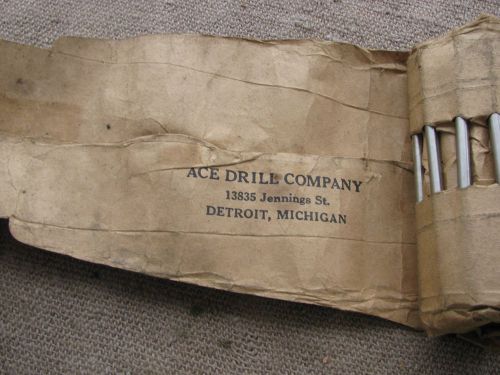 ACE Drill co USA drill blanks 1-60 wire set  tool tools   machinist toolmaker