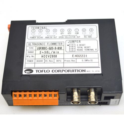 Toflo corporation usf300c ultrasonic flowmeter usf300c-g20-9-b50 hccvz008 for sale