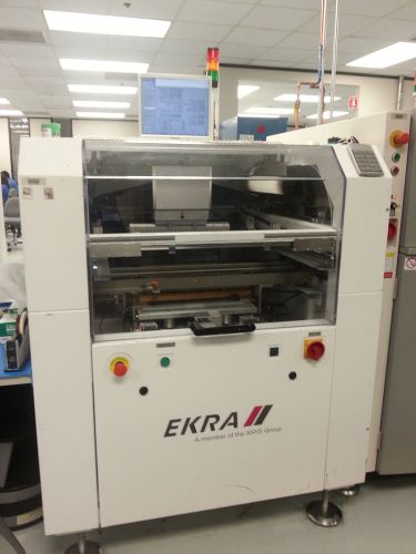 EKRA X4 Automated Stencil Printer 2005, 2.5D Solder Deposit Inspection
