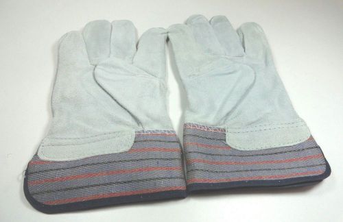 HEAT RESISTANT CONSTRUCTION LABOR WELDING GLOVES EXTRA LARGE XL GRAY
