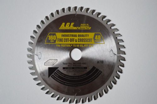 AGE MD160-480 48Tooth Blade For Festool Plunge Saws T55-EQ &amp; ATF-55E Track Saw