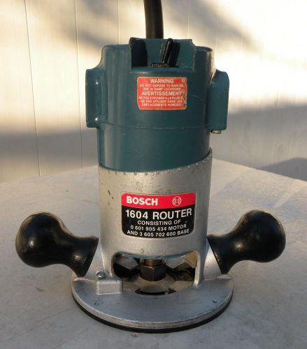 Bosch 1604 router fixed base 115v 11a 25000 rpm usa made for sale