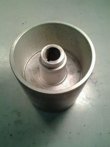 1 USED. 6 1/8&#034; WIDE ALLUMINUM DRUM PULLEY. 1&#034;SHAFT