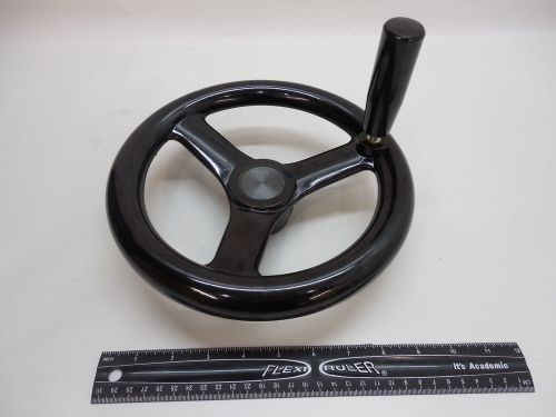 9-3/4&#034; hand wheel blank 3 spoked elesa 9.84 jergens machine part wheel for sale