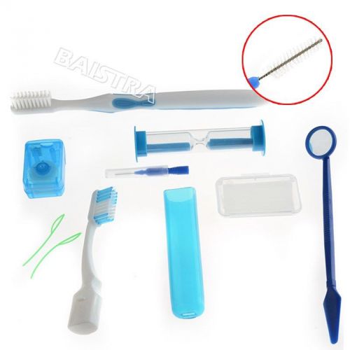 Dental orthodontic brush ties toothbrush interdental brush floss kit wholesale for sale
