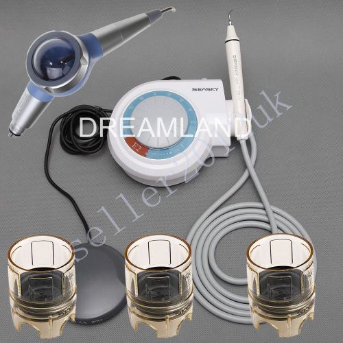 Dental Ultrasonic Piezo Scaler fit EMS Woodpecker + Air Polisher + 3 Wrenches