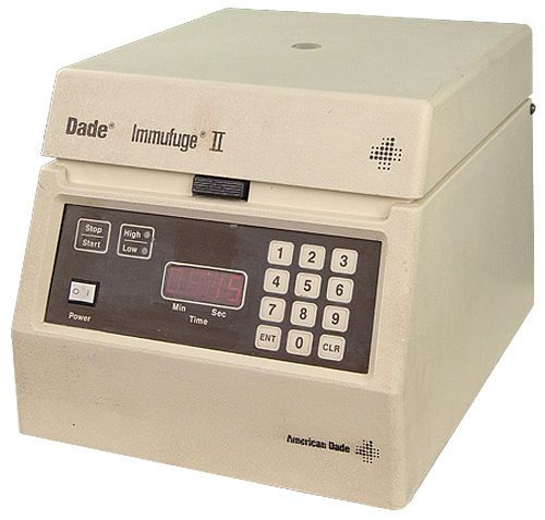 American dade immufuge ii benchtop digital centrifuge b5055-3s for sale