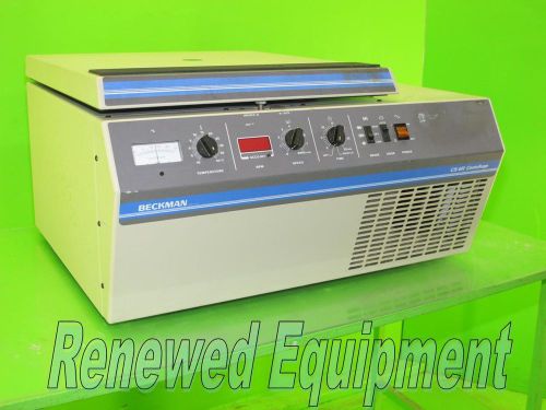 Beckman instruments gs-6r refrigerated centrifuge, rotor &amp; microplus carriers #2 for sale