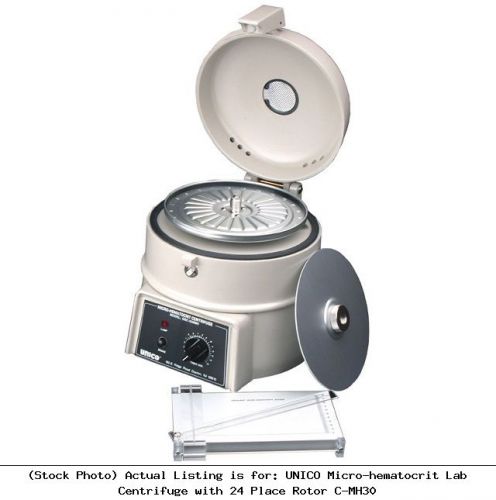 Unico micro-hematocrit lab centrifuge with 24 place rotor c-mh30 for sale