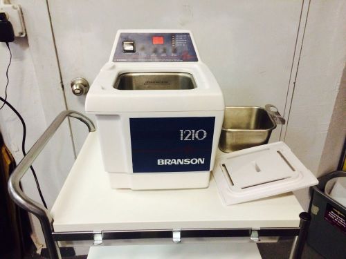 Bransonic 1210 Branson Heating Water Bath Ultrasonic Cleaner 1210