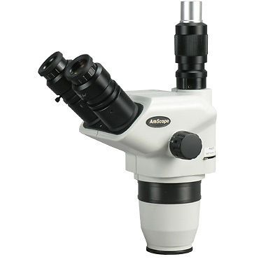 6.7x-225x focusable trinocular stereo zoom microscope head for sale