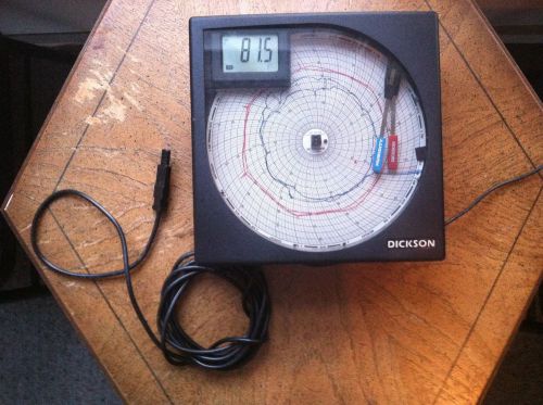 Dickson th803 chart recorder high resolution temperature and humidity chart reco for sale