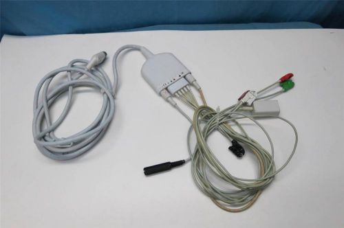 SIEMENS Drager Multilink Patient Monitor Cable Connector w 5 Lead ECG EKG Lead