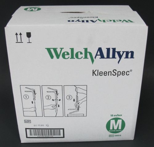 New (18) welch allyn kleenspec 580 series disposable vaginal specula w/ sheath for sale