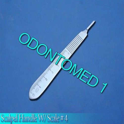 Scalpel Handle W/ Scale # 4 Surgical Dental Veterinary Instruments