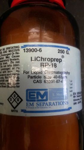 LiChroprep RP-18, EM separations, ~200g