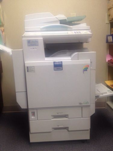 Savin 2824 Color Copier Printer Scanner Document Saver Fax