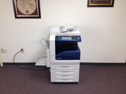 Xerox workcentre 7535 color copier machine network printer scanner fax mfp for sale