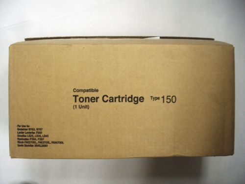 Compatible Toner Cartridge Type 150 For Use In Gestetner, Lanier, and others